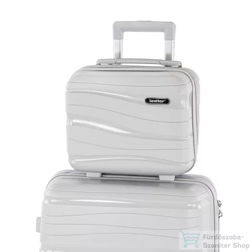 Leziter TraveLux Voyager kisméretű kézi bőrönd keményfedeles 26x31x14 cm mályvarózsaszín PP200-RG-14
