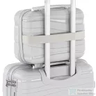 Leziter TraveLux Voyager kisméretű kézi bőrönd keményfedeles 26x31x14 cm mályvarózsaszín PP200-RG-14