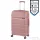 Leziter TraveLux Voyager nagy bőrönd keményfedeles 76x50x29 cm mályvarózsaszín PP200-RG-28