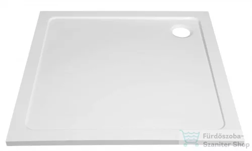 AQUALINE TECMI öntöttmárvány zuhanytálca, 80x80x3cm PQ008