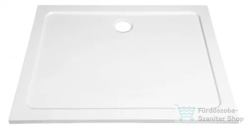 AQUALINE TECMI öntöttmárvány zuhanytálca, 100x70x3cm PQ10070