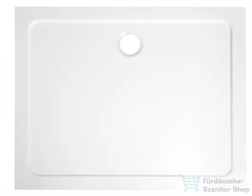 AQUALINE TECMI öntöttmárvány zuhanytálca, 100x80x3cm PQ10080
