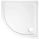AQUALINE TECMI íves öntöttmárvány íves zuhanytálca, 80x80x3cm, R55 PQ558