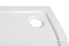 AQUALINE TECMI íves öntöttmárvány íves zuhanytálca, 80x80x3cm, R55 PQ558