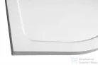 AQUALINE TECMI íves öntöttmárvány íves zuhanytálca, 80x80x3cm, R55 PQ558