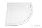 AQUALINE TECMI íves öntöttmárvány íves zuhanytálca, 90x90x3cm, R55 PQ559