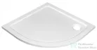 AQUALINE TECMI íves öntöttmárvány íves zuhanytálca, 90x90x3cm, R55 PQ559