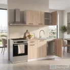Leziter Praktik 120 panel konyhabútor fehér korpusz, sonoma tölgy front PR120FHST