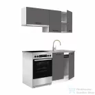 Leziter Praktik 140 panel konyhabútor fehér korpusz, antracit front PR140FHAN