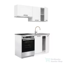   Leziter Praktik 140 panel konyhabútor fehér korpusz, fehér front PR140FHFH