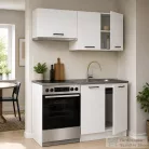 Leziter Praktik 140 panel konyhabútor fehér korpusz, fehér front PR140FHFH