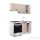 Leziter Praktik 140 panel konyhabútor fehér korpusz, sonoma tölgy front PR140FHST