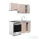 Leziter Praktik 140 panel konyhabútor fehér korpusz, sonoma tölgy front PR140FHST
