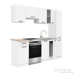  Leziter Praktik 210 konyhabútor fehér korpusz, fehér front PR210FHFH