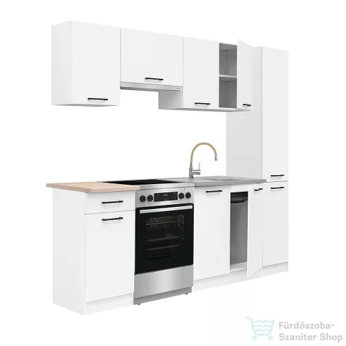 Leziter Praktik 210 konyhabútor fehér korpusz, fehér front PR210FHFH