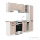 Leziter Praktik 210 konyhabútor fehér korpusz, sonoma tölgy front PR210FHST