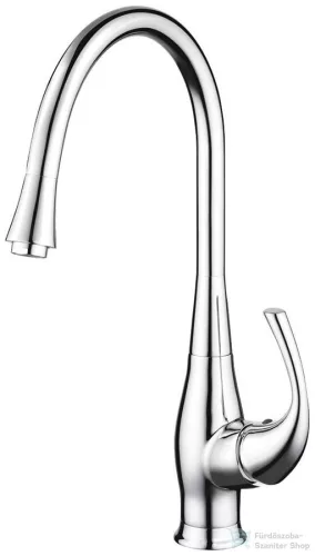 Sapho PRIM Mosogató csaptelep, mag. 38cm, króm PR21619