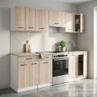 Leziter Praktik 240 konyhabútor fehér korpusz, sonoma tölgy front PR240FHST