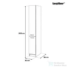 Leziter Praktik 30 kamraszekrény 2 ajtós, fehér-fehér PR30KAM2AFHFH
