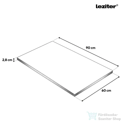 Leziter Praktik 90 konyhai munkalap sonoma tölgy PR90MLST