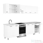 Leziter Primo 280 konyhabútor fehér, chromix munkalappal PRK280CHMX