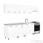 Leziter Primo 280 konyhabútor fehér, chromix munkalappal PRK280CHMX
