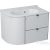 Sapho PULSE mosdótartó szekrény, jobbos, 75x52x45cm, fehér/antracit (PU076-3034)