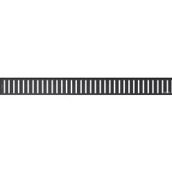   Alcaplast PURE rács zuhanyfolyókához, 1150 mm,  fekete-matt, PURE-1150BLACK