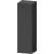 Duravit QATEGO 132x40x36 cm-es 1 ajtós félmagas szekrény fogantyú nélkül, balos, matt grafit QA1345L49490000
