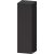 Duravit QATEGO 132x40x36 cm-es 1 ajtós félmagas szekrény fogantyú nélkül, balos, szupermatt grafit QA1345L80800000