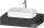 Duravit QATEGO 80x55 cm-es mosdópult, 1 mosdó kivágással, mosdó és csaptelep nélkül, matt grafit QA4800049490000