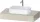 Duravit QATEGO 100x55 cm-es mosdópult, 1 mosdó kivágással, mosdó és csaptelep nélkül, Szupermatt taupe QA4801083830000