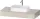 Duravit QATEGO 120x55 cm-es mosdópult, 1 mosdó kivágással, mosdó és csaptelep nélkül, szupermatt taupe QA4802083830000