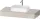 Duravit QATEGO 120x55 cm-es mosdópult, 1 mosdó kivágással, mosdó és csaptelep nélkül, matt taupe QA4802091910000