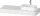 Duravit QATEGO 140x55 cm-es mosdópult, 1 jobb oldali mosdó kivágással, mosdó és csaptelep nélkül, szupermatt fehér QA4804084840000