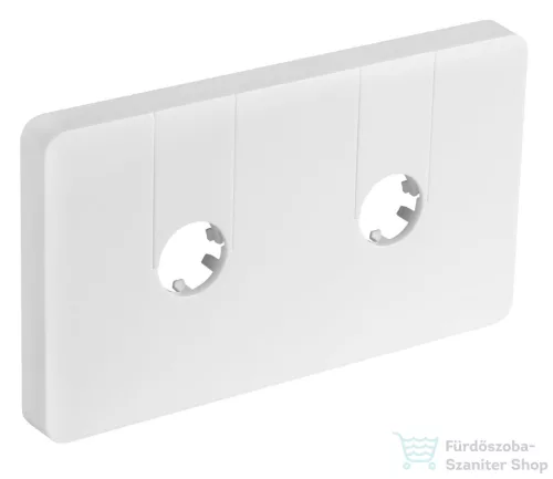 Aqualine Q-START takarórozetta középső bekötéshez, fehér QS515W