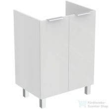  Ideal Standard EUROVIT+ 60x44 cm-es 2 ajtós álló szekrény mosdó nélkül,Fényes fehér R0258WG