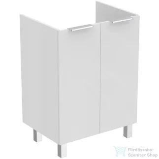 Ideal Standard EUROVIT+ 60x44 cm-es 2 ajtós álló szekrény mosdó nélkül,Fényes fehér R0258WG