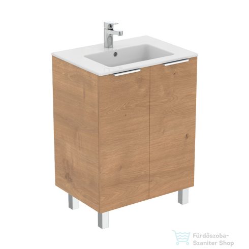 Ideal Standard EUROVIT+ 60x44 cm-es 2 ajtós álló szekrény mosdó nélkül,Natural oak R0258Y8