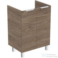   Ideal Standard EUROVIT+ 60x44 cm-es 2 ajtós álló szekrény mosdó nélkül,Flint hickory R0258Y9