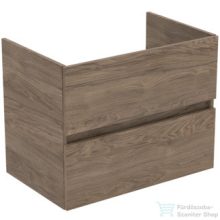   Ideal Standard EUROVIT+ 70x44 cm-es 2 fiókos szekrény mosdó nélkül,Flint hickory R0261Y9