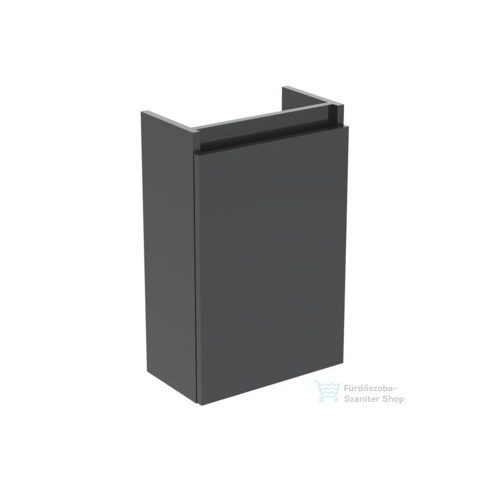Ideal Standard EUROVIT+ 35,4x20,2 cm-es 1 ajtós álló szekrény mosdó nélkül,Mid glossy grey R0271TI