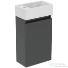 Ideal Standard EUROVIT+ 35,4x20,2 cm-es 1 ajtós álló szekrény mosdó nélkül,Mid glossy grey R0271TI