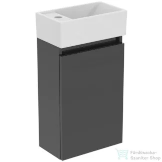 Ideal Standard EUROVIT+ 35,4x20,2 cm-es 1 ajtós álló szekrény mosdó nélkül,Mid glossy grey R0271TI