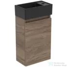 Ideal Standard EUROVIT+ 35,4x20,2 cm-es 1 ajtós álló szekrény mosdó nélkül,Flint hickory R0271Y9