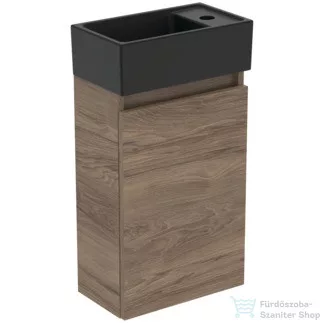 Ideal Standard EUROVIT+ 35,4x20,2 cm-es 1 ajtós álló szekrény mosdó nélkül,Flint hickory R0271Y9