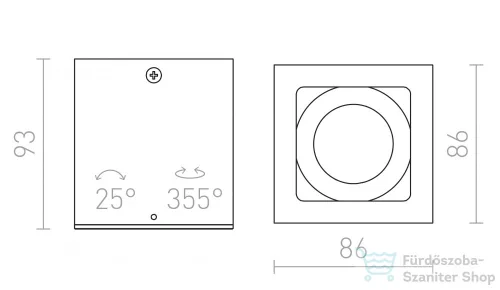 Rendl BERIT I   alumínium 230V GU10 50W R10119