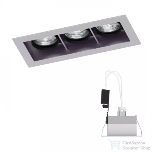 Rendl MONE III dönthető ezüstszürke  12V GU5,3 3x50W R10218