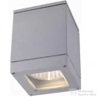 Rendl QUADRA M mennyezeti lámpa ezüstszürke 230V E27 75W IP54 R10386