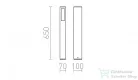 Rendl TREEZA 65 állólámpa antracitszürke  230V E27 26W IP54 R10441